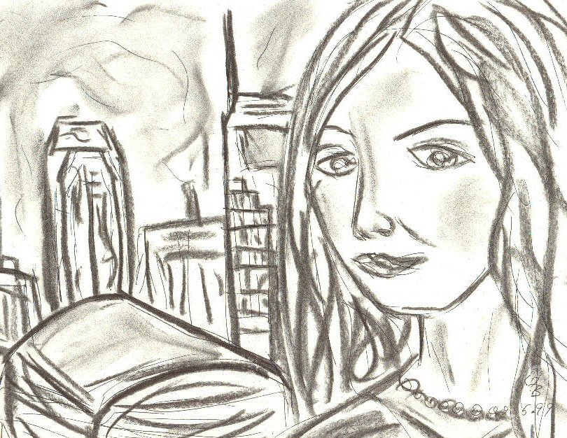 nashville skyline - copyright Lou Ann Bardash 1999